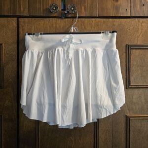 All in Motion White Skirt with Black Accents